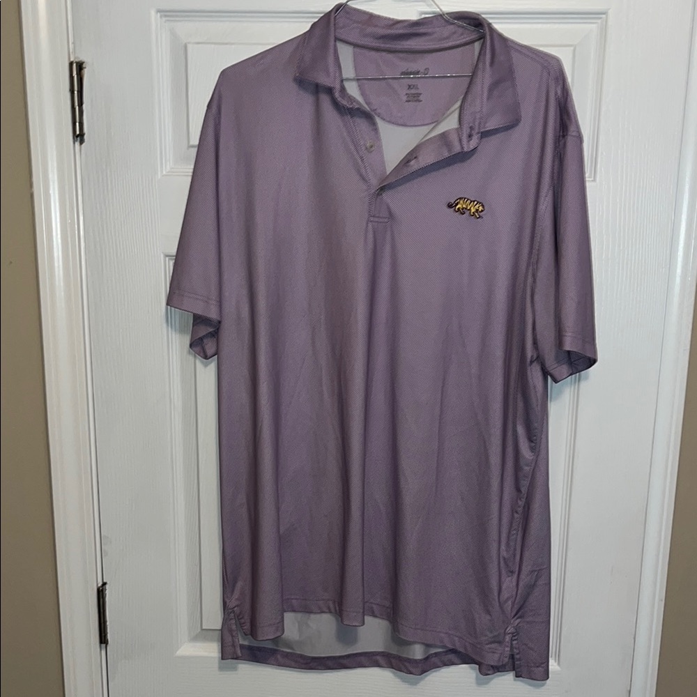 Men's Purple Johnnie-O PoloShirt